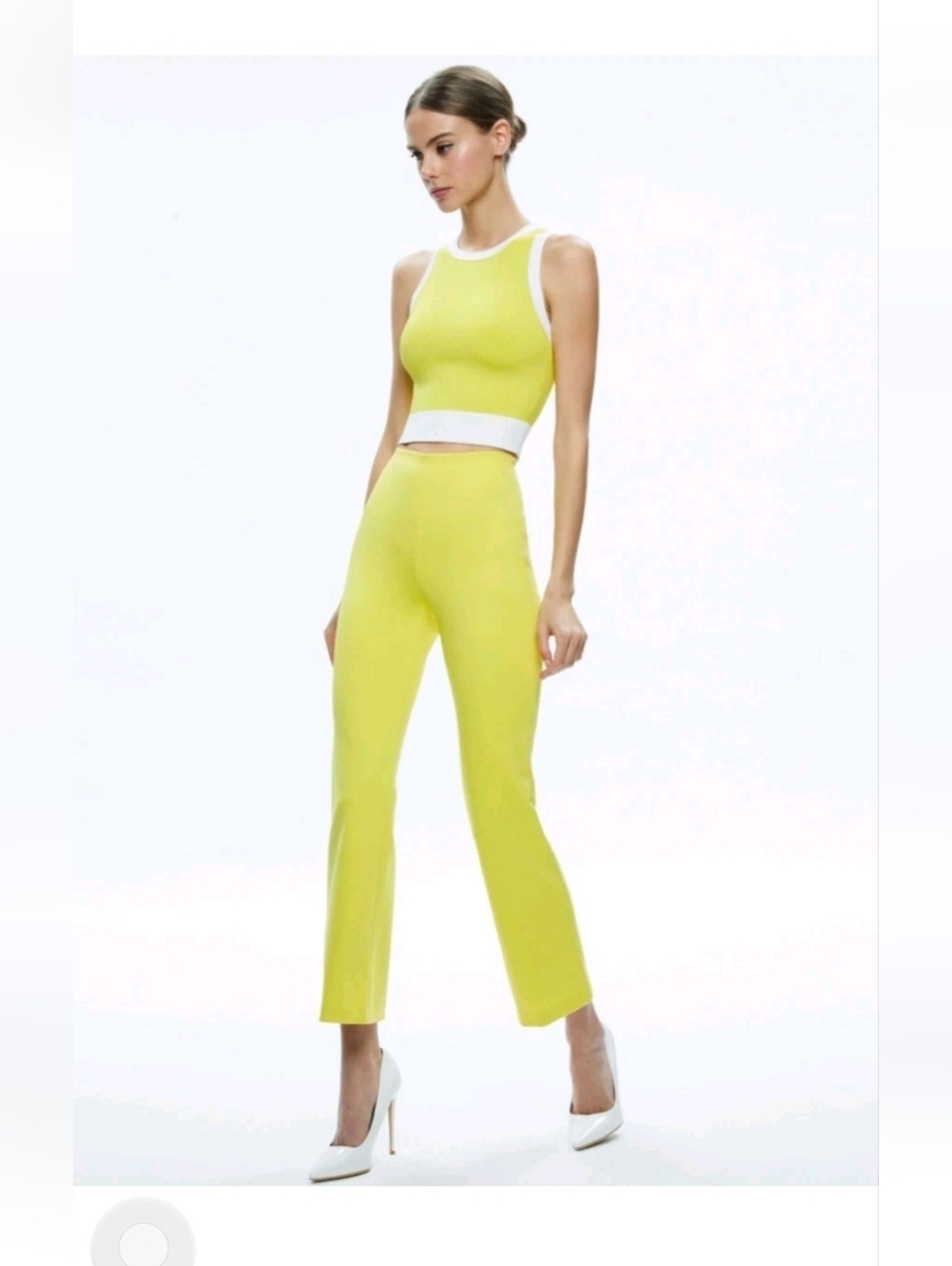 ALICE + OLIVIA RMP MID RISE BACK-ZIP BOOTCUT ANKLE PANT SIZE 10 - Picture 8 of 11